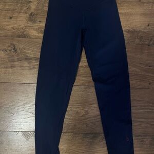 Aerie Navy Crossover 7/8 Leggings
